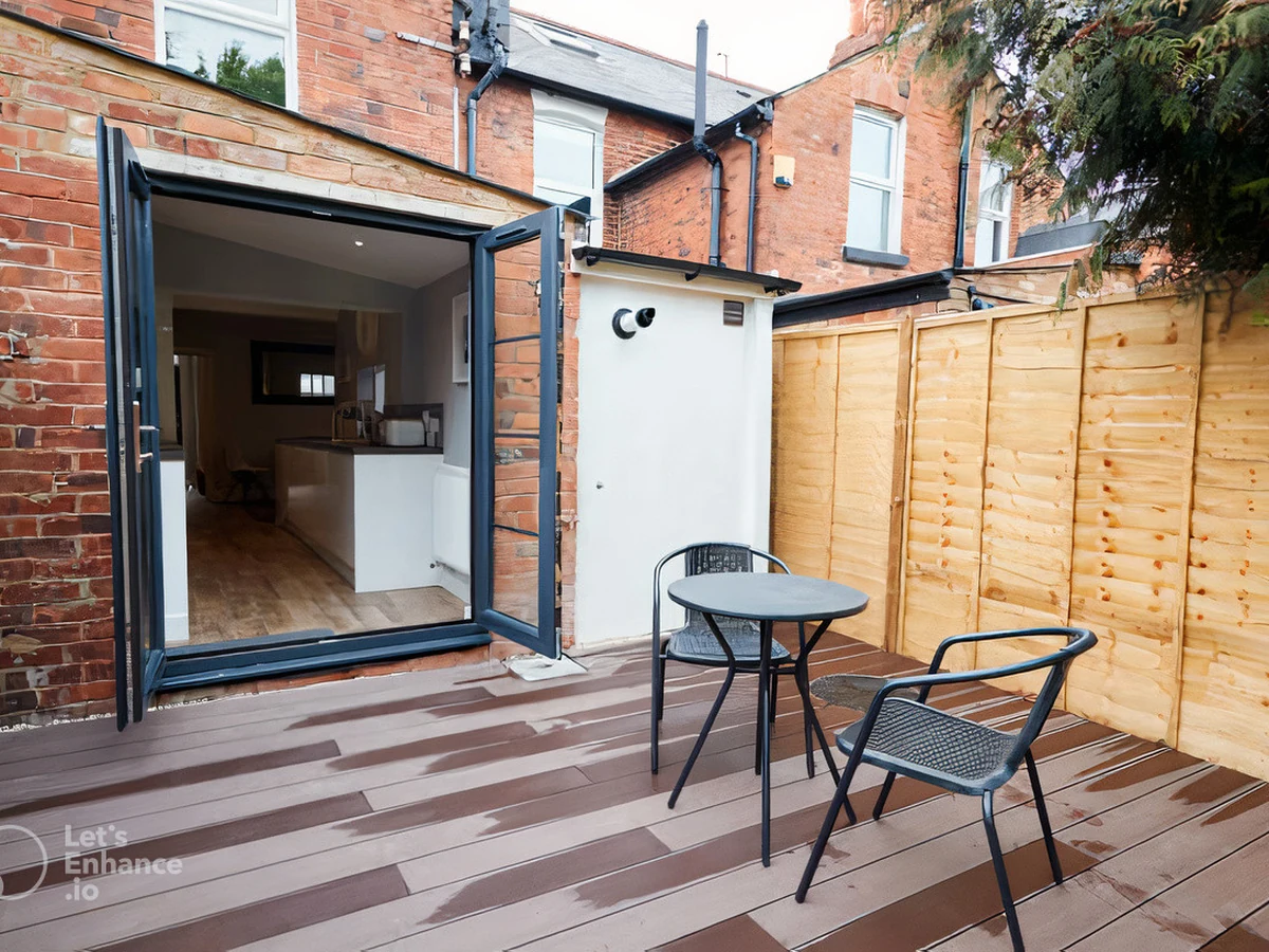 deck-painting-urban-terrace-decking-hampstead-decorators Deck painting on urban terrace decking in Hampstead by Hampstead Decorators, timber treatment specialists