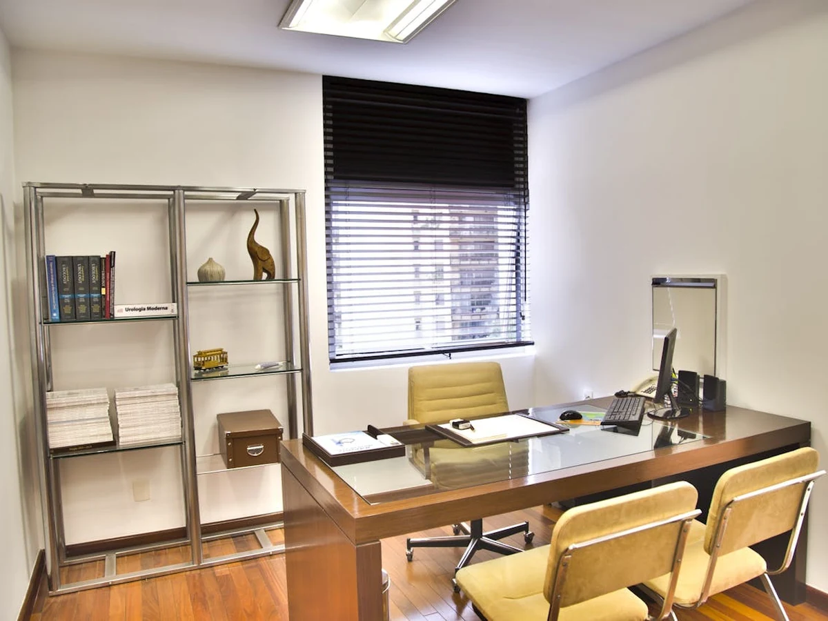 home-office-painting-small-office-white-hampstead-decorators Small white home office painting in Hampstead by Hampstead Decorators